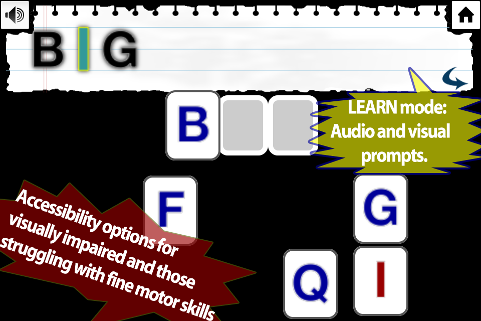 Build A Word - Easy Spelling with Phonics - Educational App